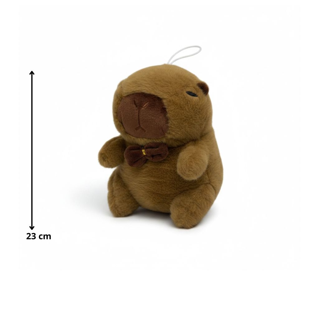 PELUCHE DE CAPIBARA CON CORBATIN 23CM REF.2259