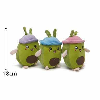 PELUCHE DE AGUACATE VARIADOS 18CM REF.1989