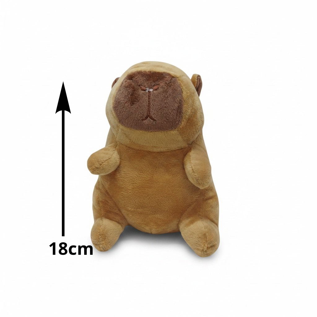 PELUCHE DE  CAPIBARA 18CM REF 2426