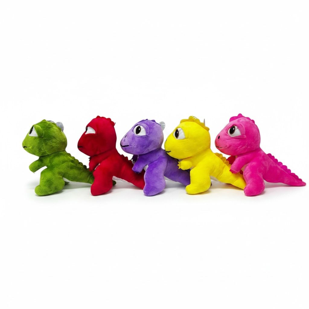 PELUCHE DE DINOSAURIO VARIEDAD DE COLORES 18CM REF.2670