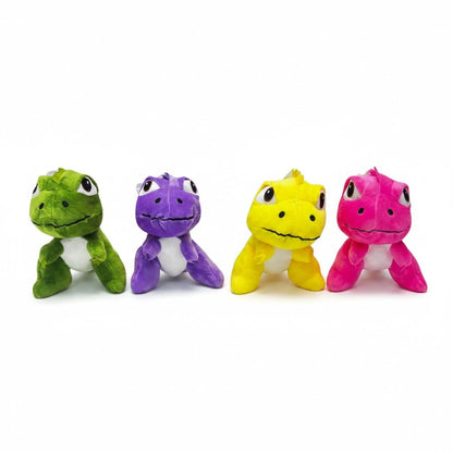 PELUCHE DE DINOSAURIO VARIEDAD DE COLORES 18CM REF.2670