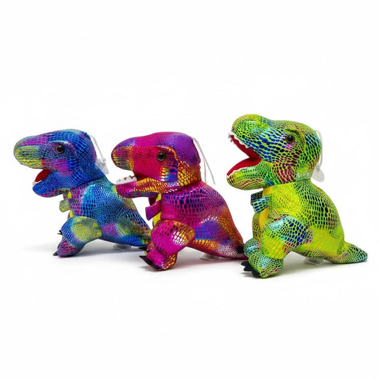 PELUCHE DE DINOSAURIO TORNASOL 18CM REF.2665
