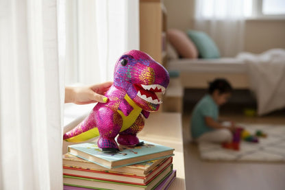 PELUCHE DE DINOSAURIO TORNASOL 18CM REF.2665