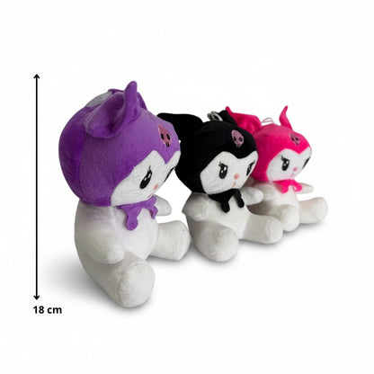 PELUCHES DE KUROMI VARIOS COLORES 18CM REF.2689