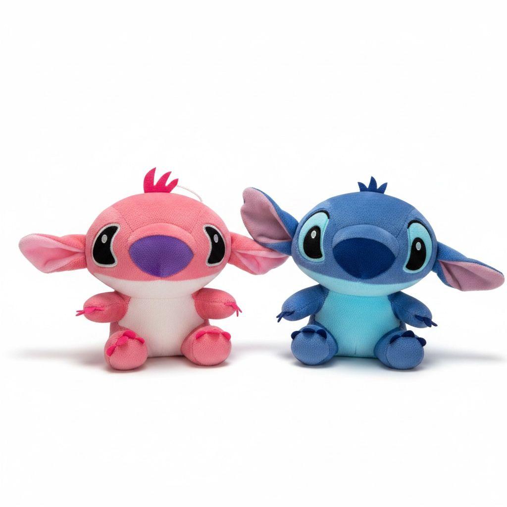 PELUCHE DE ANGELA Y STICH 18CM REF.2664