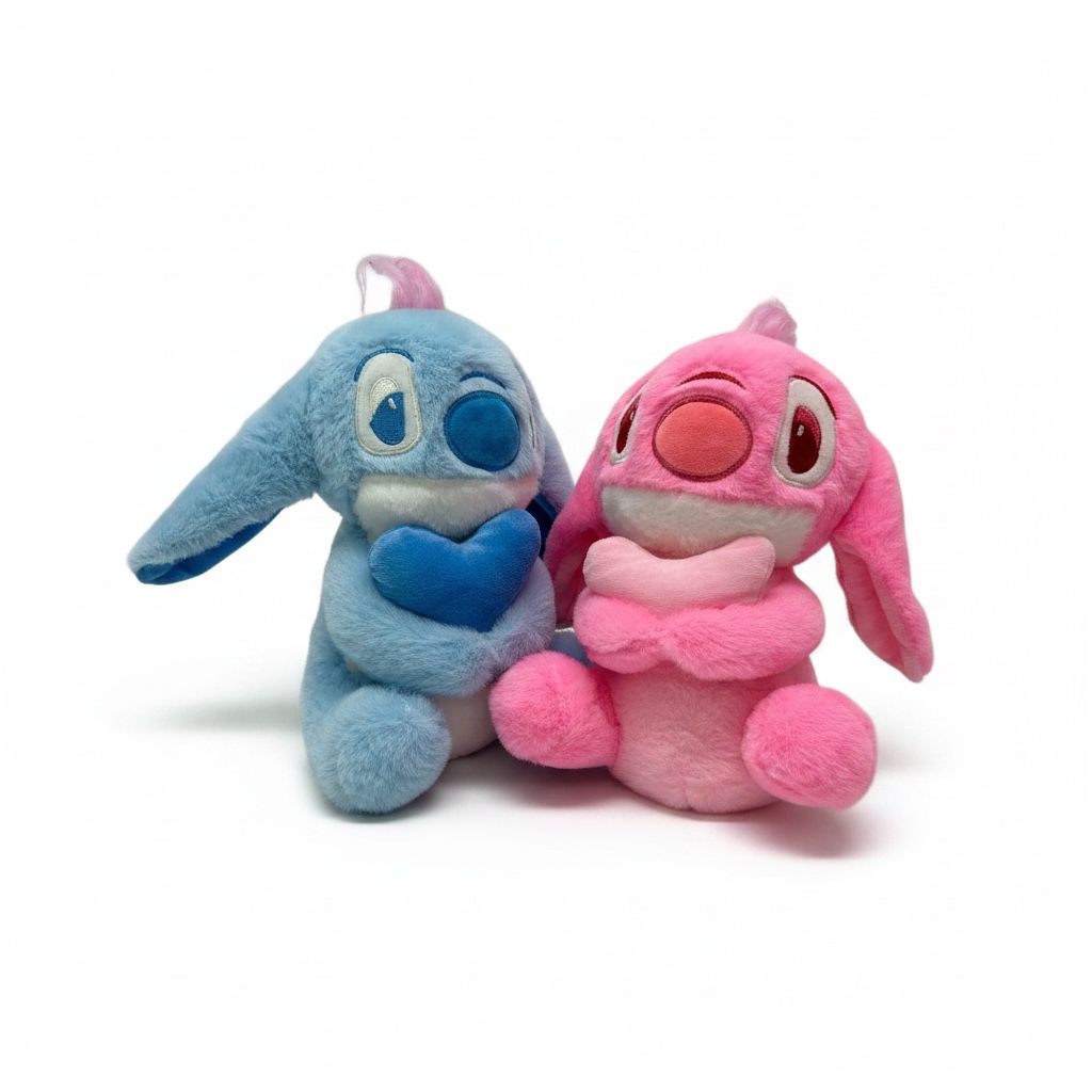 PELUCHE DE STICH Y ANGELA 23CM REF.2716