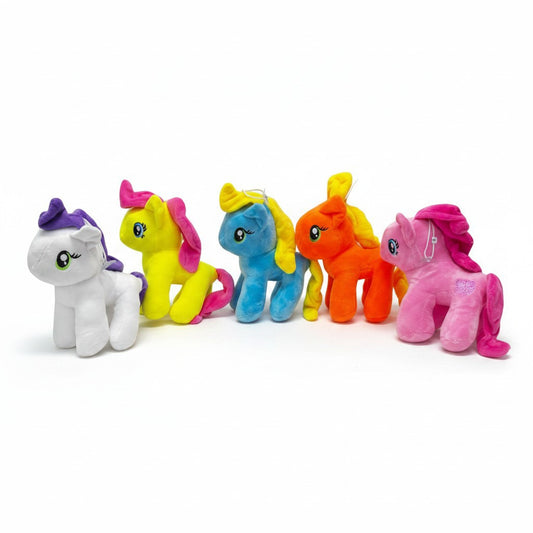 PELUCHE DE  UNICORNIO VARIEDAD DE COLORES 18CM REF:2676