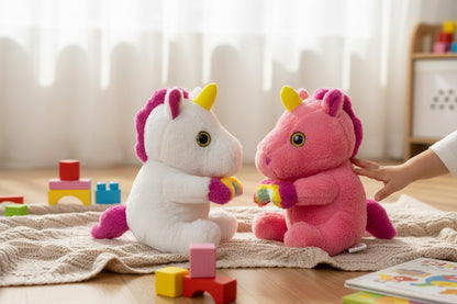 PELUCHE DE UNICORNIO ARCOIRIS 25CM REF.2695