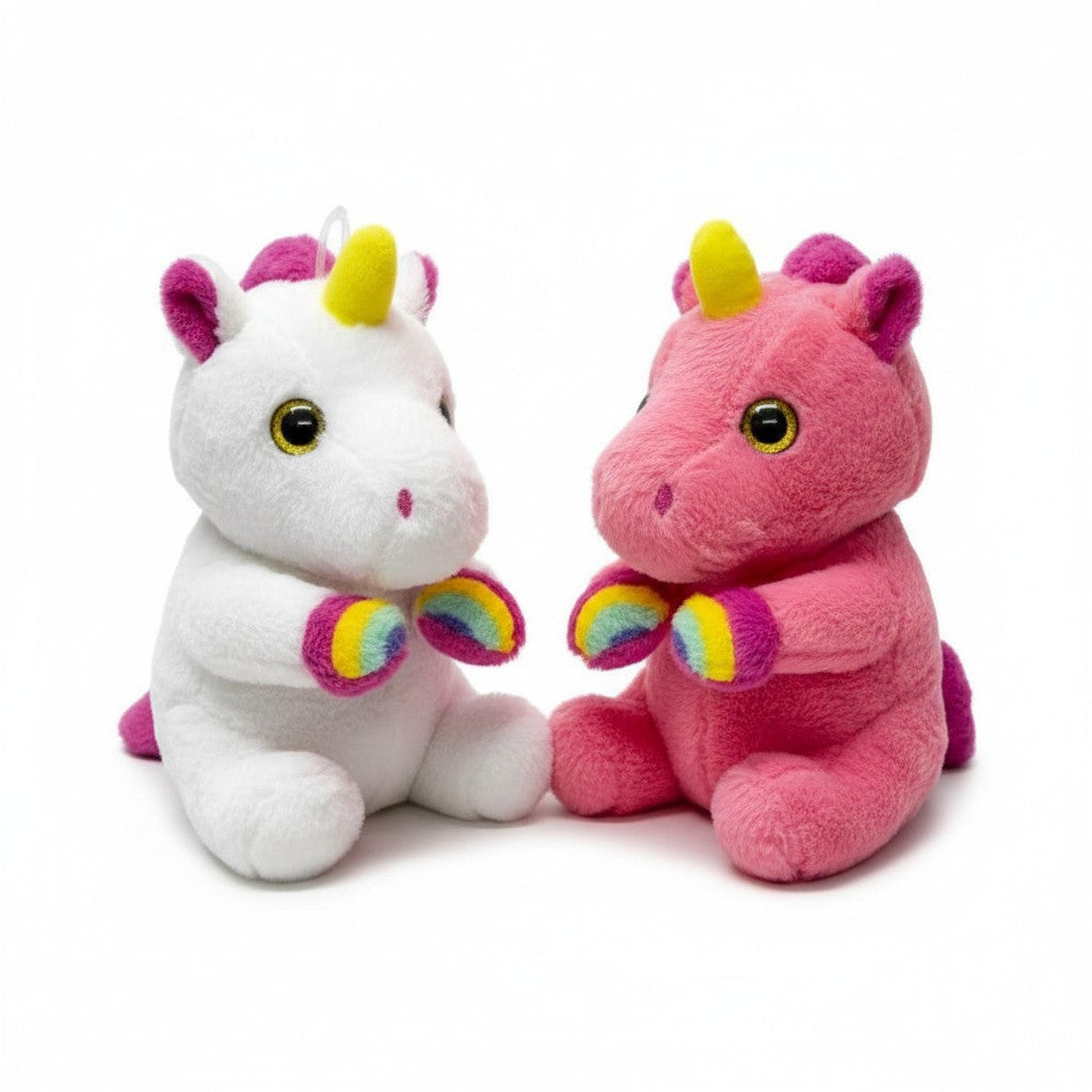 PELUCHE DE UNICORNIO ARCOIRIS 25CM REF.2695