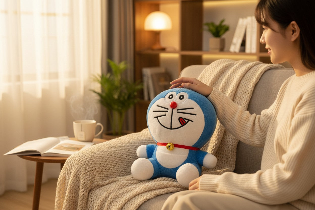 PELUCHE DE  GATO DARAEMON COSMICO 18CM REF.2662
