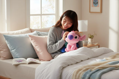 PELUCHE DE ANGELA Y STICH 18cm REF.1992