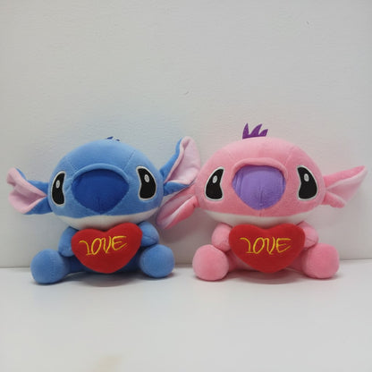 PELUCHE DE  STICH Y ANGELA DE CORAZON 18CM REF.2681