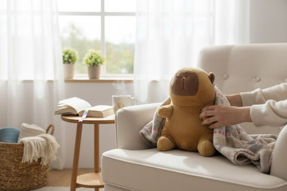 PELUCHE DE  CAPIBARA 18CM REF 2426