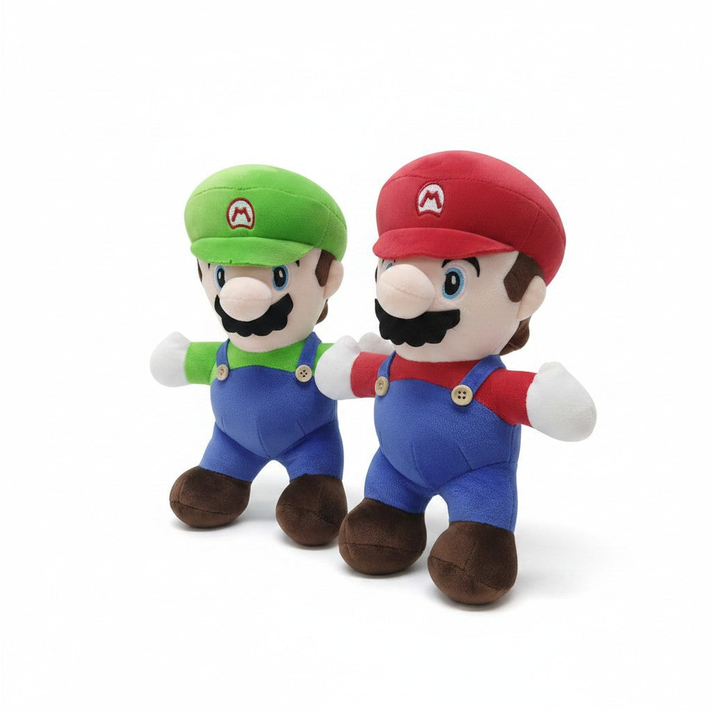 PELUCHE DE MARIO Y LUIGUI 23CM REF.2693