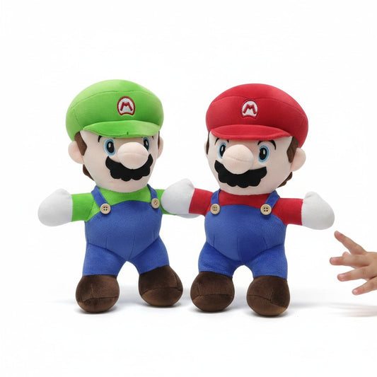 PELUCHE DE MARIO Y LUIGUI 23CM REF.2693