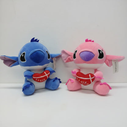 PELUCHES DE STICH Y ANGELA 23CM REF.2271