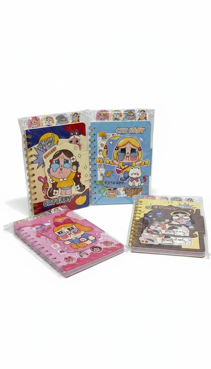 AGENDAS DE CRYBABY DE 80 HOJAS REF.2527